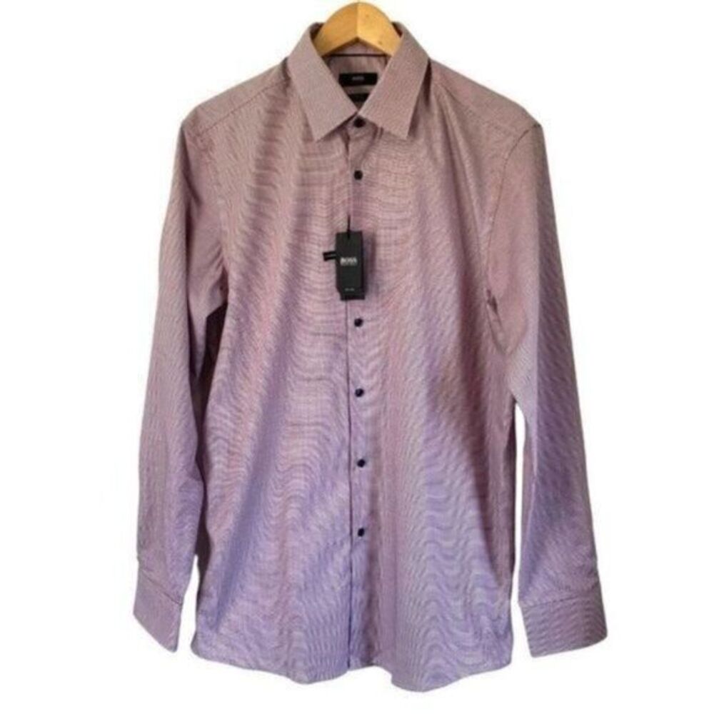 Boss Hugo Boss Mano Sharp Fit Dress Shirt New